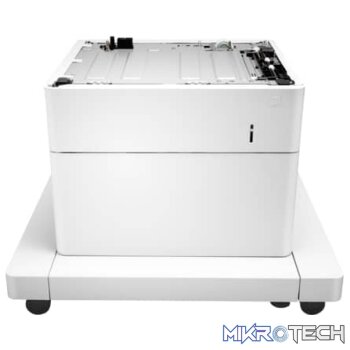 HP LaserJet 1x550-sheet paper feeder with stand and cabinet