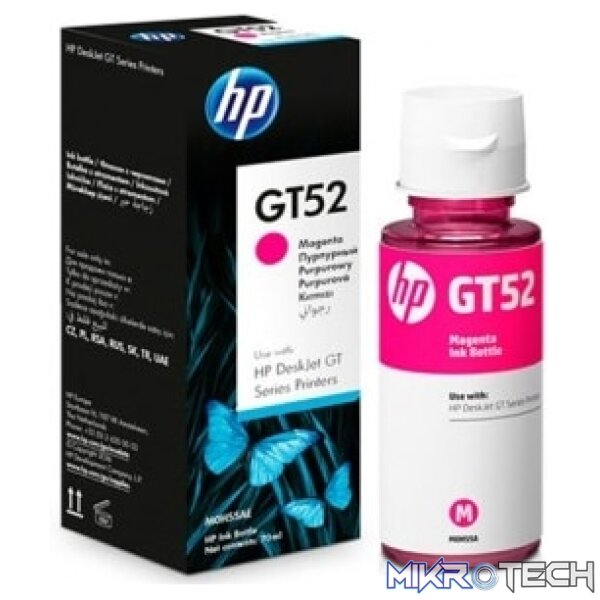 HP M0H55AE gt 52 Magenta 70ml ink bottle HP M0H55AE gt 52 Magenta 70ml ink bottle