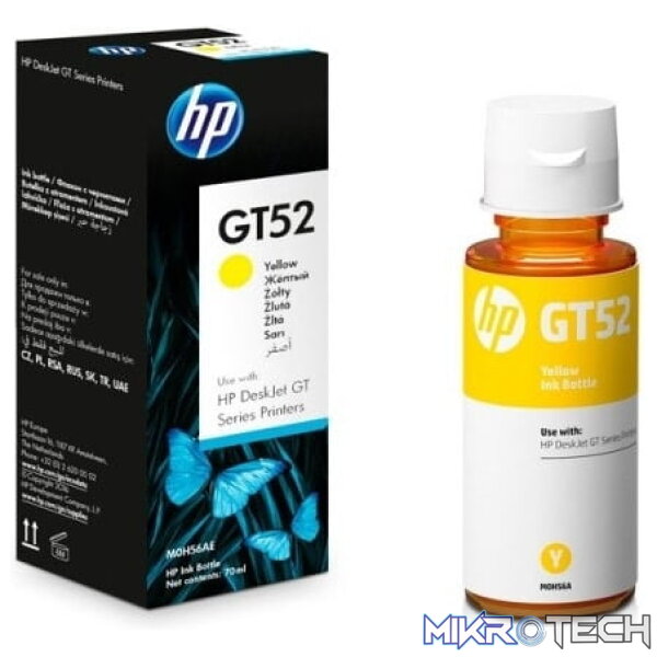HP M0H56AE gt 52 Yellow 70ml ink bottle HP M0H56AE gt 52 Yellow 70ml ink bottle
