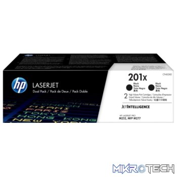 HP To-H201XBx2 cf400xd no.201X Black toner ( Dual pack )
