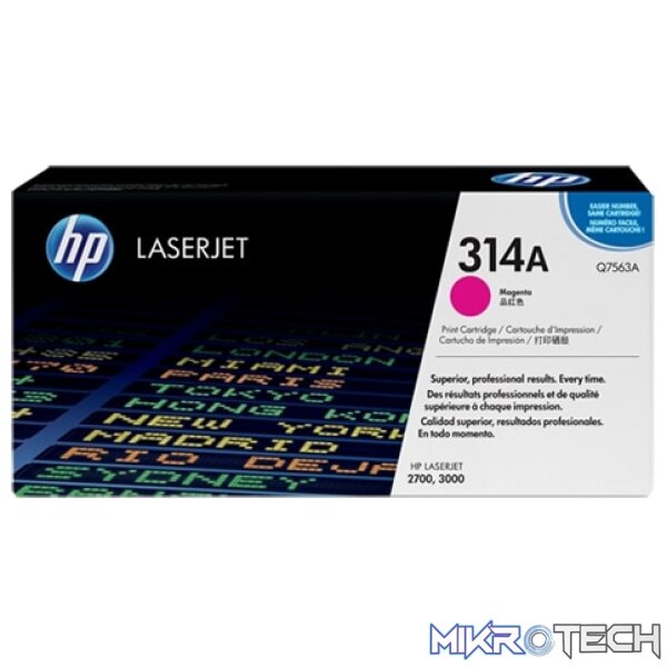 HP To-H314M Q7563A no.314a Magenta toner HP To-H314M Q7563A no.314a Magenta toner