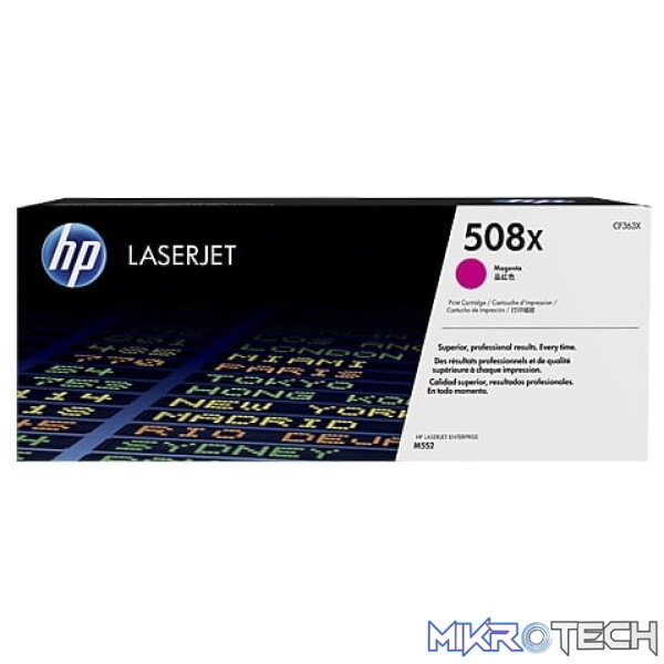 HP To-H508XM cf363X no.508X Magenta high yield toner HP To-H508XM cf363X no.508X Magenta high yield toner