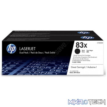 HP To-H83Xx2 CF283XD no.83X black toner Dual pack