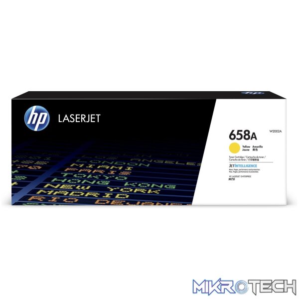 HP W2002A no.658A Yellow LaserJet Toner Cartridge (Order on request) HP W2002A no.658A Yellow LaserJet Toner Cartridge (Order on request)