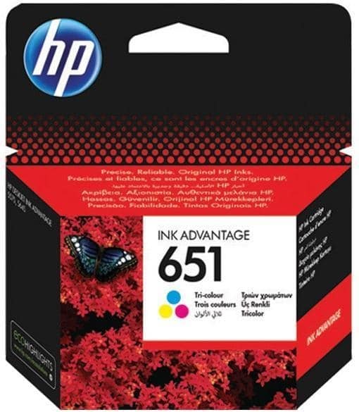 HP cp211ae no.651 Colors ink cartridge