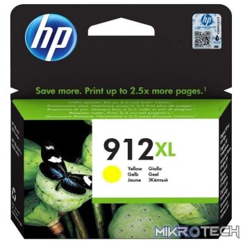 HP no.912XL High Yield Yellow Original Ink Cartridge
