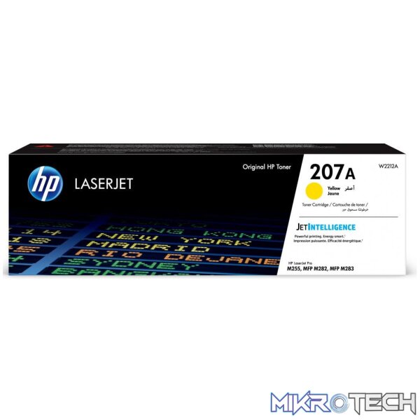 Hp #207a Yellow Laserjet Toner Cartridge Hp #207a Yellow Laserjet Toner Cartridge