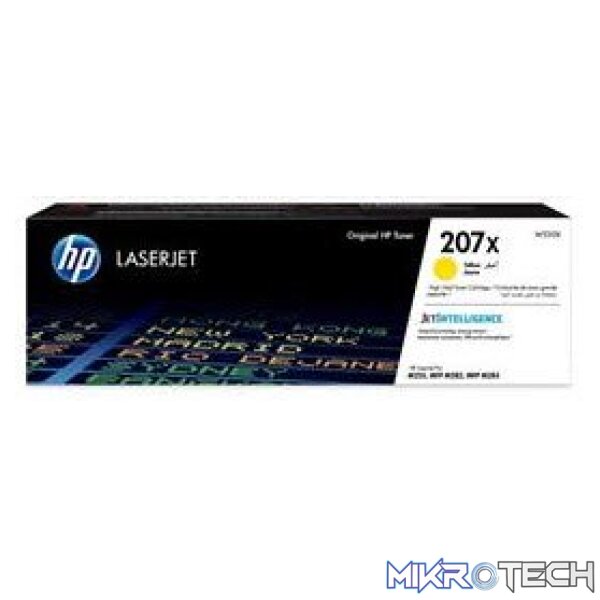 Hp #207x Yellow Laserjet Toner Cartridge Hp #207x Yellow Laserjet Toner Cartridge