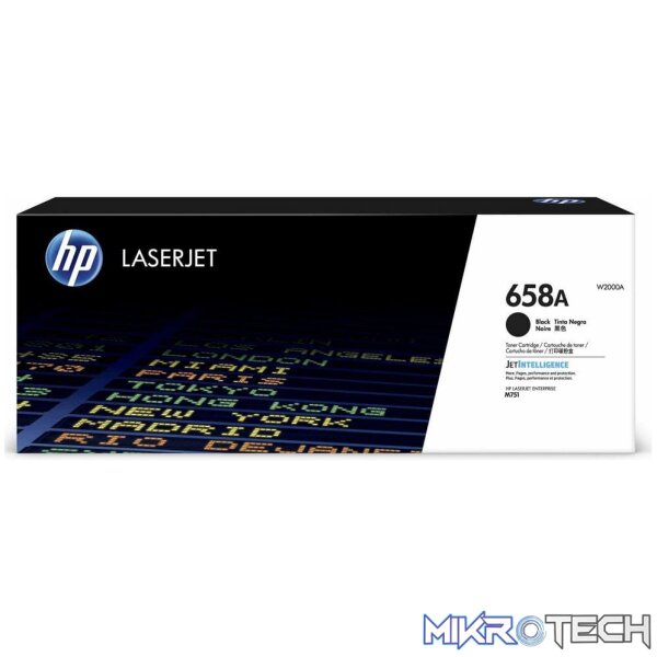 Hp 658A Black Laserjet Toner Cartridge Hp 658A Black Laserjet Toner Cartridge