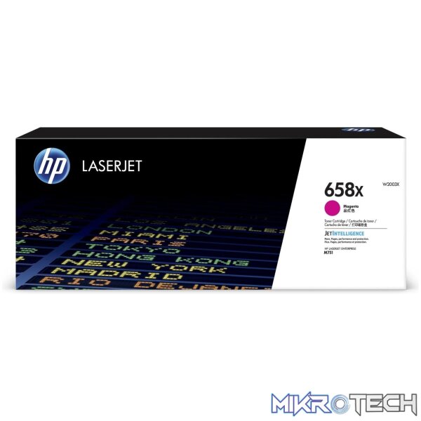 Hp no.658x Magenta Laserjet Toner Cartridge Hp no.658x Magenta Laserjet Toner Cartridge