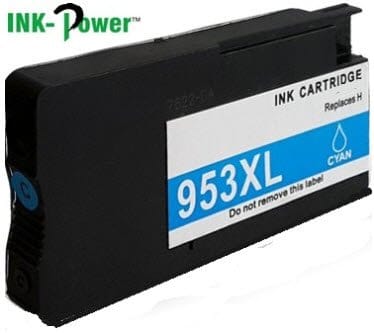 Inkpower Generic F6U16AE Cyan Replacement Cartridge - Page Yield 1600 Pages with 5% Coverage