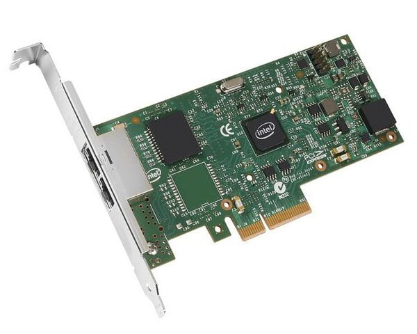 Intel PCI-express (4x) dual-port Gigabit LAN Server Adapter