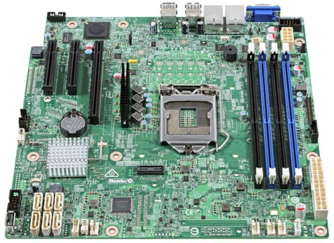 Intel S1200SPSR Silver Pass C232 Express chipset LGA 1151 Server Motherboard