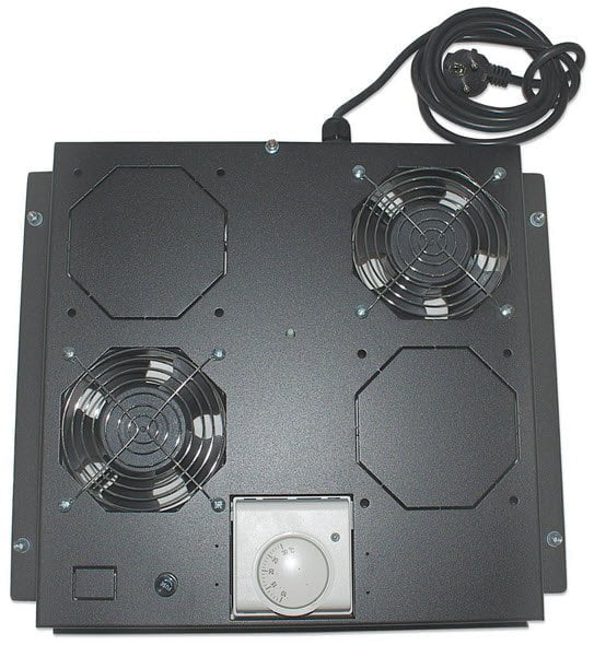 Intellinet 2-Fan Ventilation Unit for 19" Racks - Roof Mount