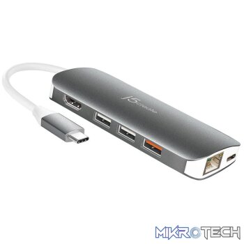 J5 Create JCD384 USB Type-C Multi Adapter