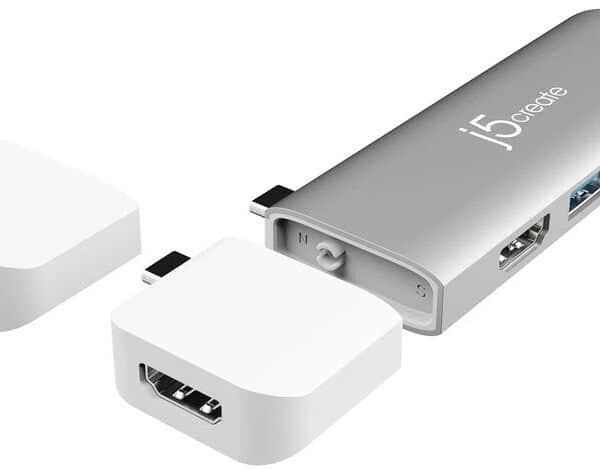 J5 Create JCD387 ULTRADRIVE Kit USB-C Dual-Display Modular Dock - Perfect for MacBook/ MacBook Air/ MacBook Pro