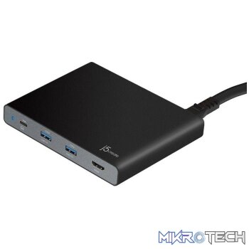 J5 Create JCDP392 Ultradrive Powerdock: Powered Usb-c Docking Station