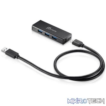 J5 Create JUH340 USB 3.0 4-Port Hub + Power (ac-adapter included)