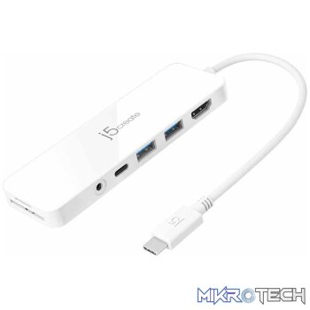 J5create JCD373 USB-C Multi-Port Hub with Power Delivery