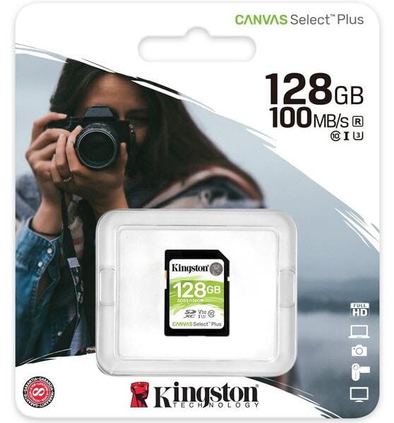 Kingston Canvas Select Plus 128GB SDXC Memory Card (Order on request)