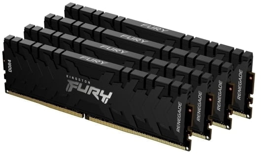 Kingston Fury Renegade 64GB (4x16GB) DDR4-3600 CL16 1.35V 288 pin Memory