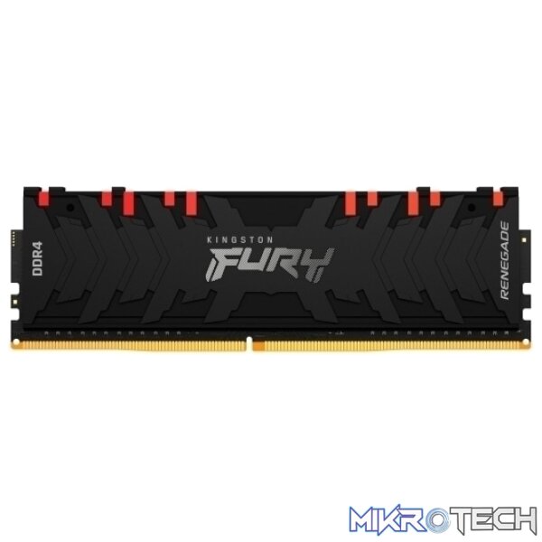 Kingston Fury Renegade RGB 8GB (1x8GB) DDR4-3600 CL16 1.35V 288 pin Memory Kingston Fury Renegade RGB 8GB (1x8GB) DDR4-3600 CL16 1.35V 288 pin Memory