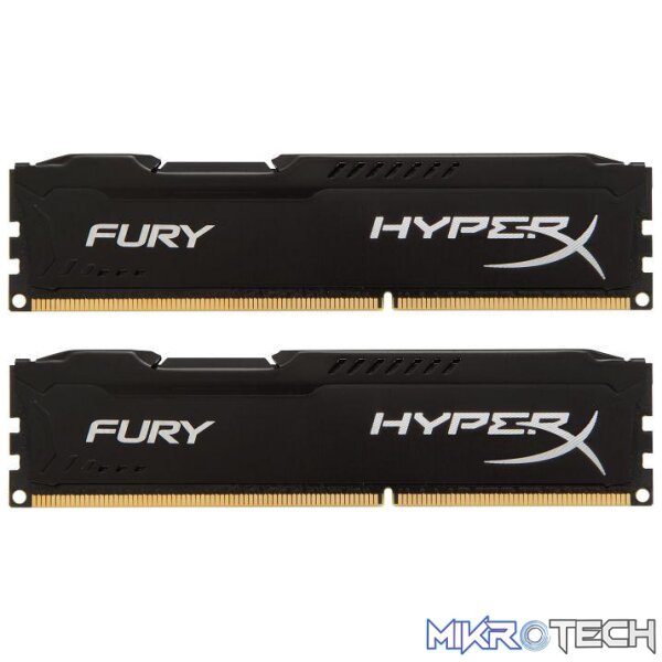 Kingston Hyper-X Fury 2x 32GB Kit (64GB) DDR4-3200 CL16 1.35V 288pin Desktop Memory Kingston Hyper-X Fury 2x 32GB Kit (64GB) DDR4-3200 CL16 1.35V 288pin Desktop Memory