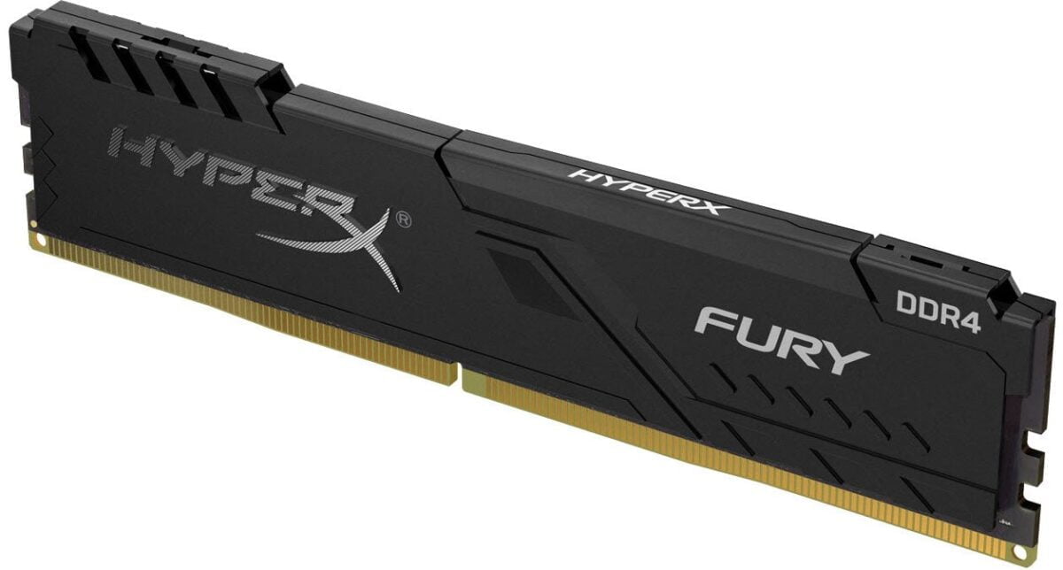 Kingston Hyper-x Fury 4Gb DDR4-2666 (pc4-21300) CL16 1.2v Desktop Memory Module with asymmetrical heatsink