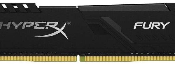 Kingston Hyper-x Fury 4Gb DDR4-3200 (pc4-25600) CL16 1.2v Desktop Memory Module with asymmetrical heatsink