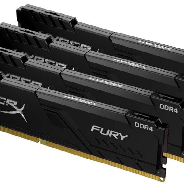 Kingston Hyper-x Fury 64Gb(16Gb x 4) DDR4-3600 (pc4-28800) CL18 1.35v Desktop Memory Module