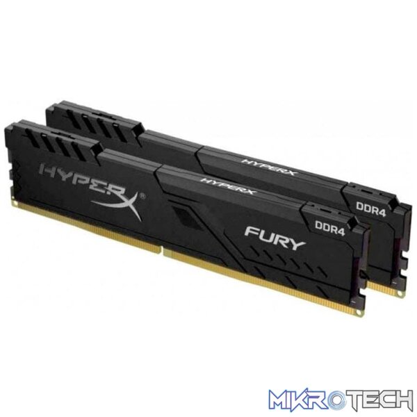Kingston Hyper-x Fury 64Gb(32Gb x 2) DDR4-3466 (pc4-27666) CL17 1.2v Desktop Memory Module Kingston Hyper-x Fury 64Gb(32Gb x 2) DDR4-3466 (pc4-27666) CL17 1.2v Desktop Memory Module