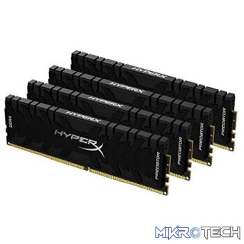 Kingston Hyper-x Predator 128Gb(32Gb x 4) DDR4-2666 (pc4-21300) CL15 1.35v Desktop Memory Module
