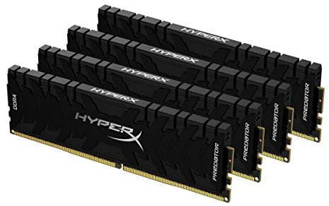 Kingston Hyper-x Predator 128Gb(32Gb x 4) DDR4-2666 (pc4-21300) CL15 1.35v Desktop Memory Module