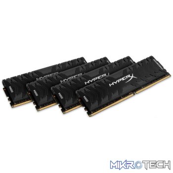 Kingston Hyper-x Predator 64Gb(16Gb x 4) DDR4-2666 (pc4-21300) CL13 1.35v Desktop Memory Module