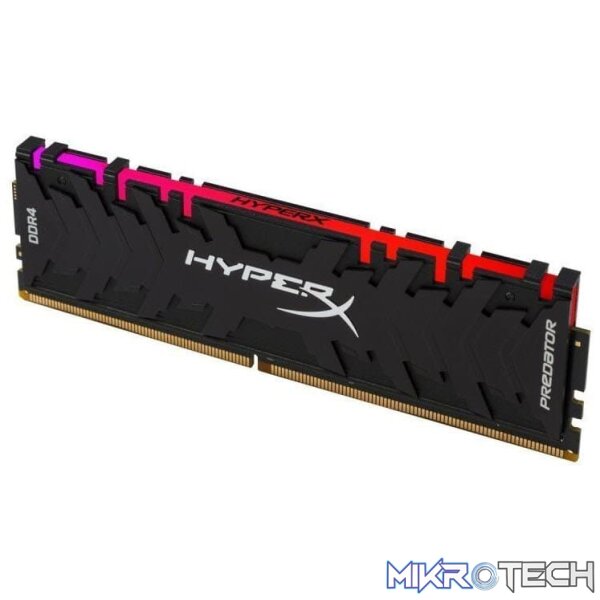 Kingston Hyper-x RGB Predator 16Gb DDR4-3000 (pc4-24000) CL15 1.35V Desktop Memory Module with tall heatsink Kingston Hyper-x RGB Predator 16Gb DDR4-3000 (pc4-24000) CL15 1.35V Desktop Memory Module with tall heatsink