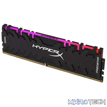 Kingston Hyper-x RGB Predator 16Gb DDR4-3200 (pc4-25600) CL16 1.35v Desktop Memory Module with tall heatsink