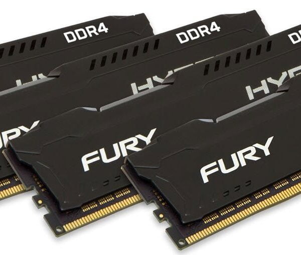 Kingston HyperX FURY Black 64GB (16GB x 4) DDR4-2933 CL17 Desktop Memory Module
