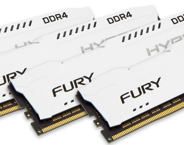 Kingston HyperX FURY White 32GB (8Gb x 4) DDR4-2933 CL17 1.2v Desktop Memory Module