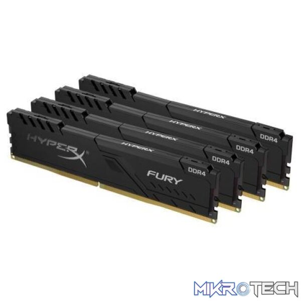 Kingston HyperX Fury 128GB (32GB x 4 kit) DDR4-3600 CL18 1.2V 288 pin Memory - Image 2