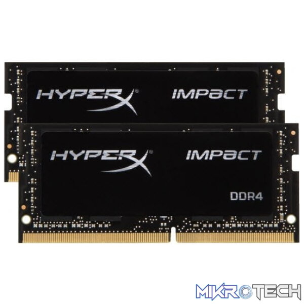 Kingston HyperX Impact 32Gb(16Gb x2) DDR4 2666 (pc4-21330) CL15 1.2V Notebook Memory Module Kingston HyperX Impact 32Gb(16Gb x2) DDR4 2666 (pc4-21330) CL15 1.2V Notebook Memory Module