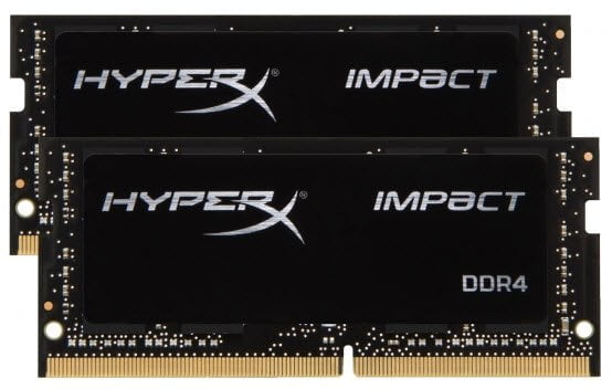 Kingston HyperX Impact 32Gb(16Gb x2) DDR4 2666 (pc4-21330) CL15 1.2V Notebook Memory Module