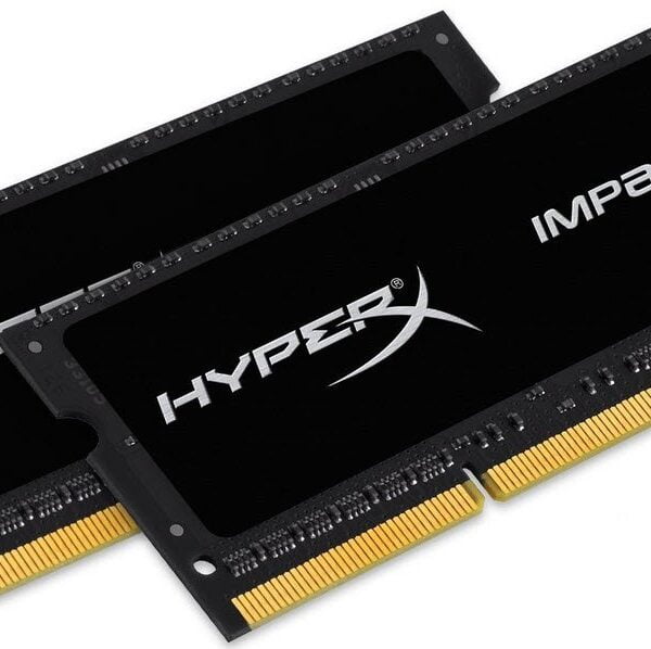 Kingston HyperX Impact Black 32Gb (16Gb x2) DDR4-2933 (pc4-23400) CL17 1.2V Notebook Memory Module