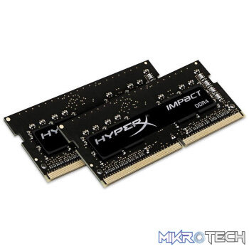 Kingston HyperX Impact Black 64Gb(32Gb x2) DDR4-3200 (pc4-25600) CL20 1.2V Notebook Memory Module