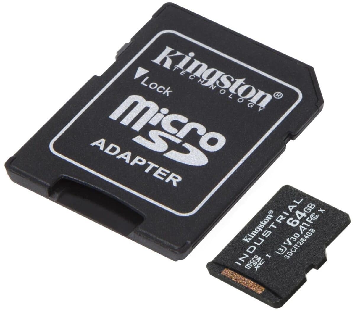 Kingston SDCiT2 64GB Micro SDXC with SD Adapter