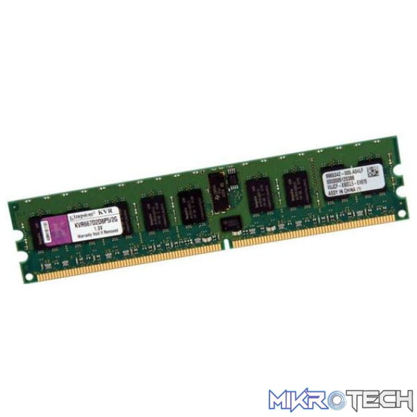 Kingston ValueRam 2Gb DDR2-667 ECC Registered Server Memory Module Kingston ValueRam 2Gb DDR2-667 ECC Registered Server Memory Module