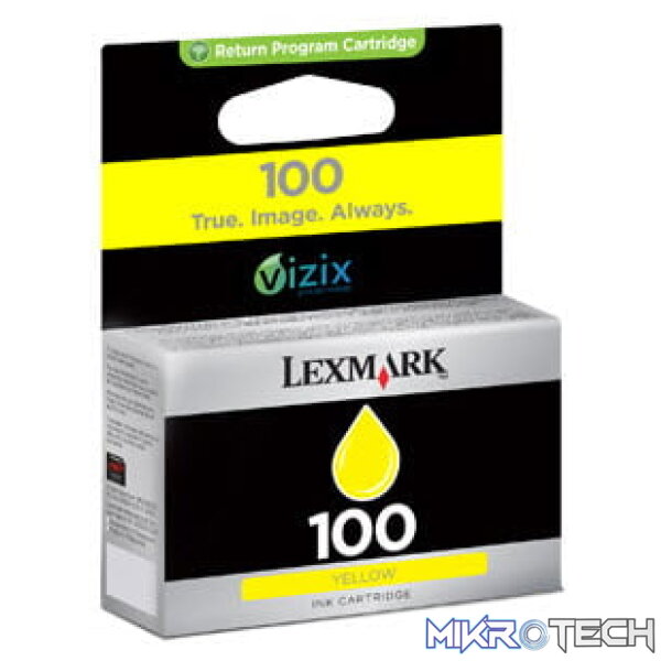 Lexmark #100 - 14N0902 yellow ink Lexmark #100 - 14N0902 yellow ink