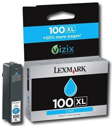 Lexmark N1069BP no 100xl Cyan High Yield Ink cartridge