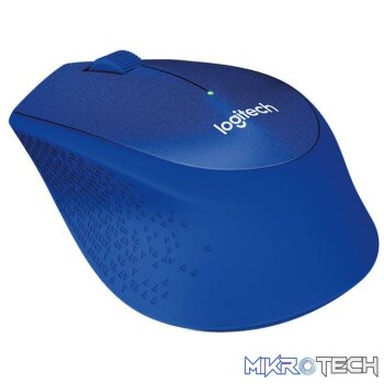 Logitech M330 Silent Plus Blue Wireless Mouse