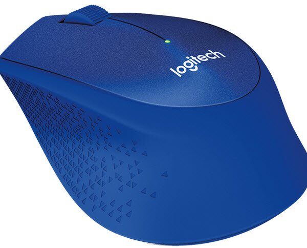 Logitech M330 Silent Plus Blue Wireless Mouse