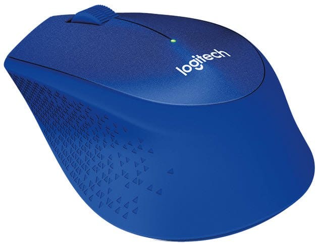 Logitech M330 Silent Plus Blue Wireless Mouse